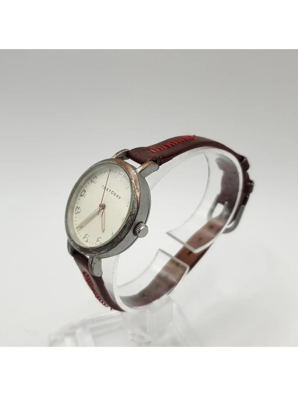 Tokyo Bay Quartz 30mm Womens Watch Silver Tone New Battery